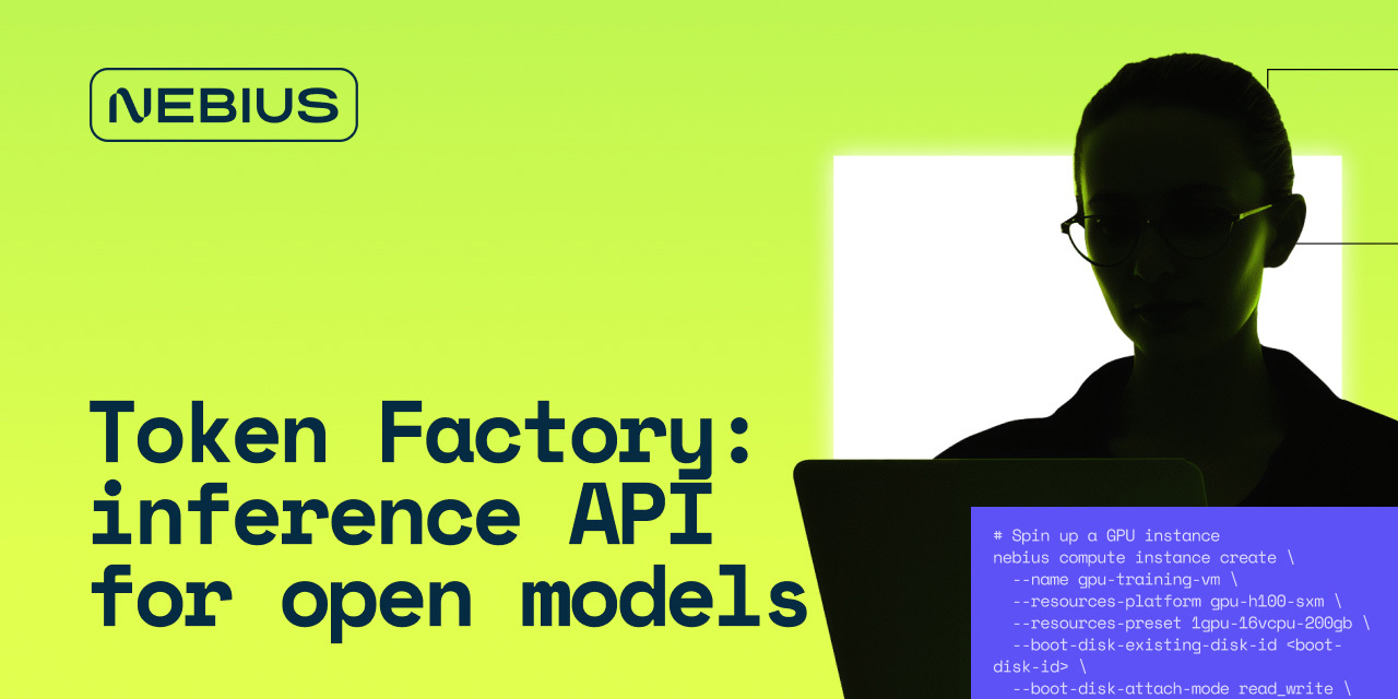 Factory Inference Token Factory — inference API for open models