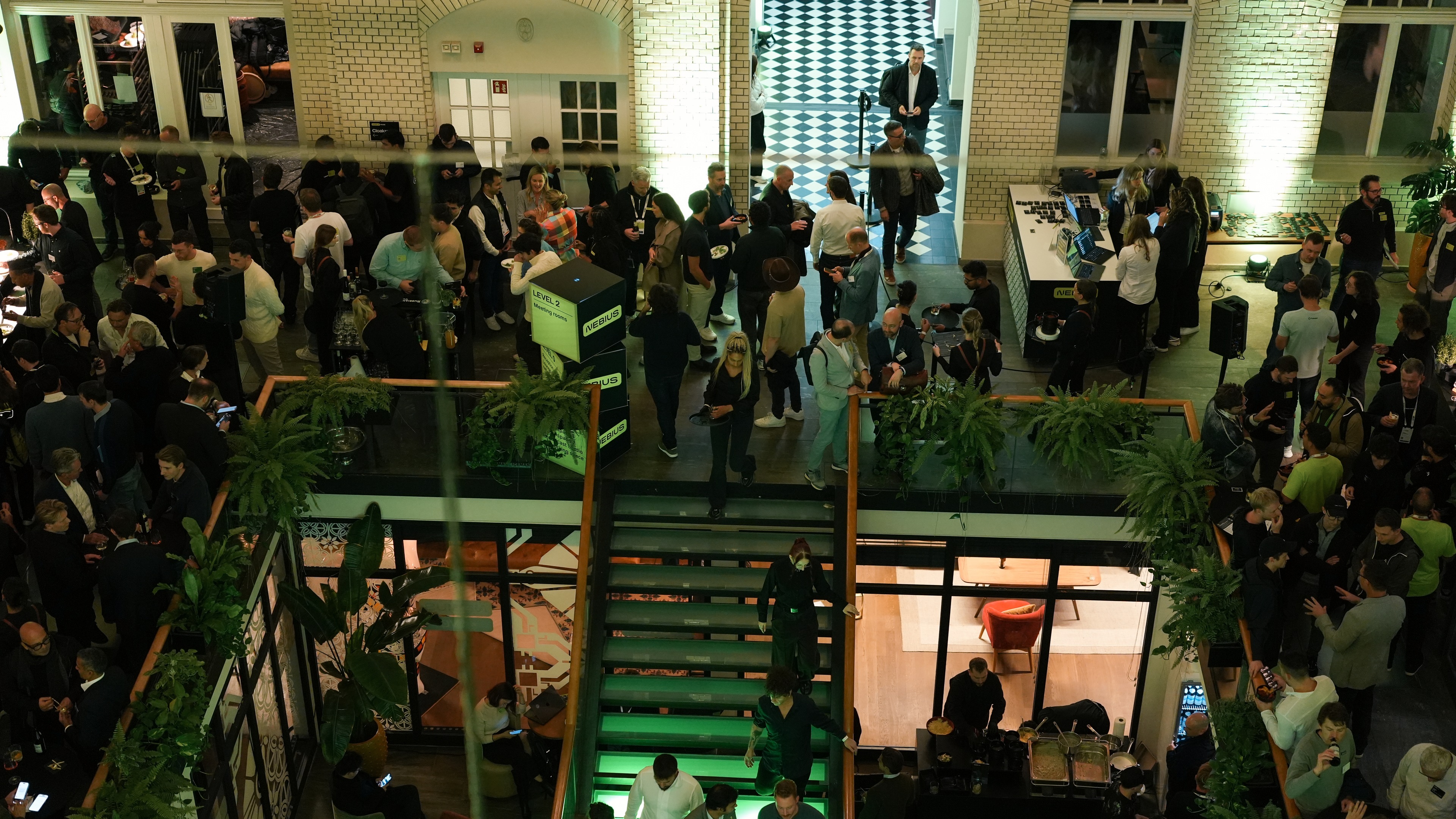 Gathering at Nebius House during GTC week
