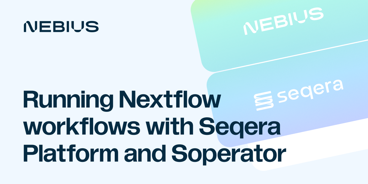 Running Nextflow workflows with Seqera Platform and Slurm on Nebius AI ...